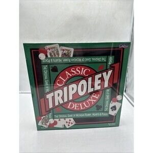 Tripoley Deluxe Plastic Tray Edition SEALED Cadaco 1995 Chips Cards New Sealed